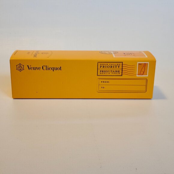 RARE Veuve Clicquot Champagne Box Orange bottle case envelope-shape 1990 - Picture 4 of 8
